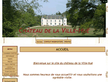 Tablet Screenshot of chateaudelavillehue.com